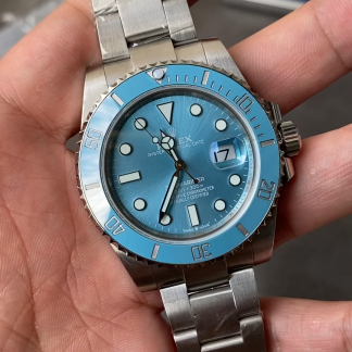 【Super Clone】Rolex Submariner Date 41 Turquoise Blaken Goldsmith & Complications