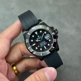 【Super Clone】Rolex Blaken Submariner 116610 Black Dial DLC 40mm Men's Watch