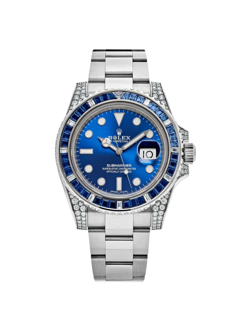 【Super Clone】Rolex Submariner Date 116659SABR 18K White Gold Diamonds Sapphires UNWORN