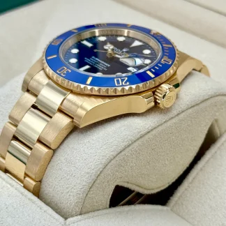 【Super Clone】Rolex Submariner 41mm 126618lb-0002 Blue Dial Yellow Gold Oyster Watch