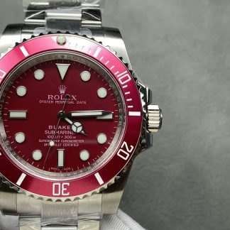 【Super Clone】Rolex Blaken Submariner Truckee Red Limited Edition 40MM Mens Replica Watch