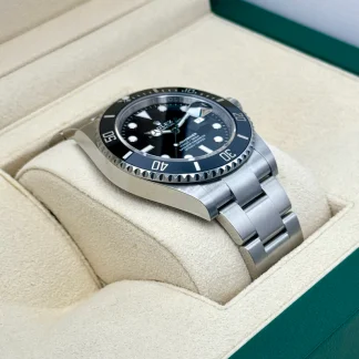 【Super Clone】Rolex Submariner 41mm Date Stainless Steel Black Dial Black Bezel - 126610LN