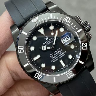 【Super Clone】Rolex Blaken Submariner 116610 Black Dial DLC 40mm Men's Watch
