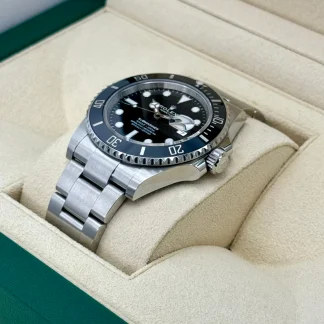 【Super Clone】Rolex Submariner 41mm Date Stainless Steel Black Dial Black Bezel - 126610LN