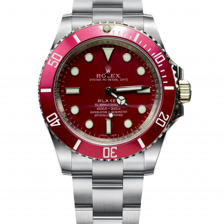 【Super Clone】Rolex Blaken Submariner Truckee Red Limited Edition 40MM Mens Replica Watch