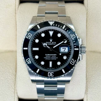 【Super Clone】Rolex Submariner 41mm Date Stainless Steel Black Dial Black Bezel - 126610LN