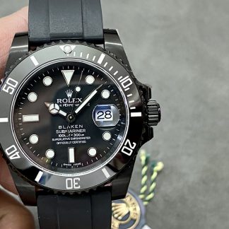 【Super Clone】Rolex Blaken Submariner 116610 Black Dial DLC 40mm Men's Watch