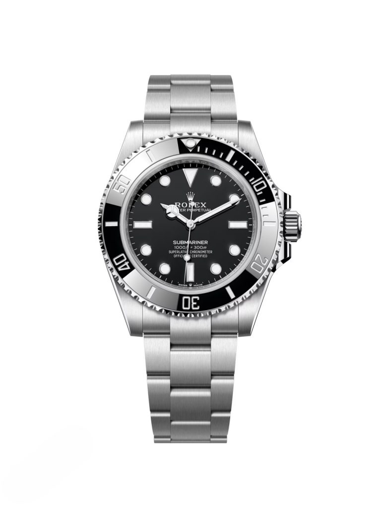 【Super Clone】Rolex Submariner 41mm No Date Stainless Steel Black Dial Black Bezel - 124060
