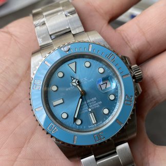 【Super Clone】Rolex Submariner Date 41 Turquoise Blaken Goldsmith & Complications