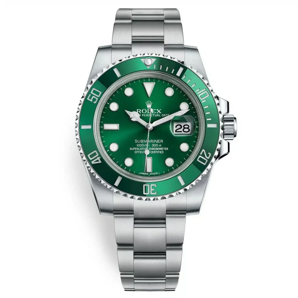 【Super Clone】Rolex Submariner Hulk 40mm Swiss Replica Watch|  116610LV Green Dial