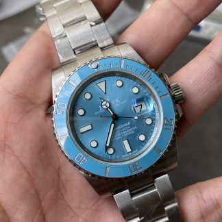 【Super Clone】Rolex Submariner Date 41 Turquoise Blaken Goldsmith & Complications