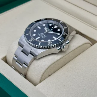 【Super Clone】Rolex Submariner 41mm No Date Stainless Steel Black Dial Black Bezel - 124060