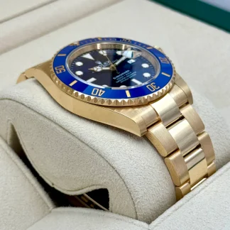 【Super Clone】Rolex Submariner 41mm 126618lb-0002 Blue Dial Yellow Gold Oyster Watch