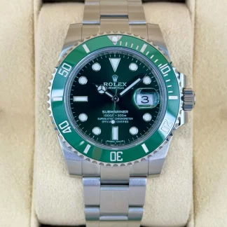 【Super Clone】Rolex Submariner Hulk 40mm Swiss Replica Watch|  116610LV Green Dial