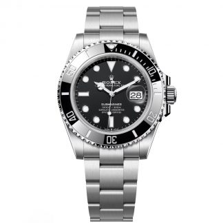 【Super Clone】Rolex Submariner 41mm Date Stainless Steel Black Dial Black Bezel - 126610LN