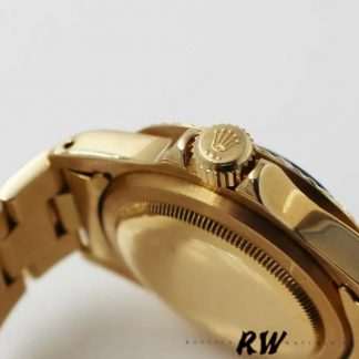 【Super Clone】Rolex Submariner 1680/8 Black dial Yellow Gold 40mm Mens Replica Watch