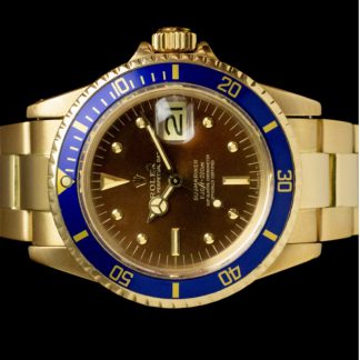 【Super Clone】Rolex Submariner 1680/8 Tropical Dial yellow gold 40mm Mens Replica Watch