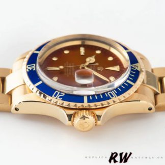 【Super Clone】Rolex Submariner 1680/8 Tropical Dial yellow gold 40mm Mens Replica Watch