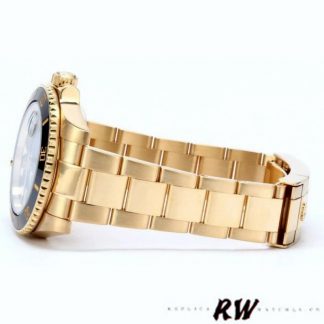 【Super Clone】Rolex Submariner 116618 Yellow Gold Black Dial 40mm Mens Replica Watch