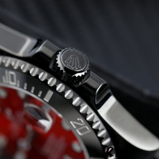 【Super Clone】Rolex Submariner Date 116610LN Red Dial Black PVD/DLC Stainless Steel 40MM Mens Replica Watch