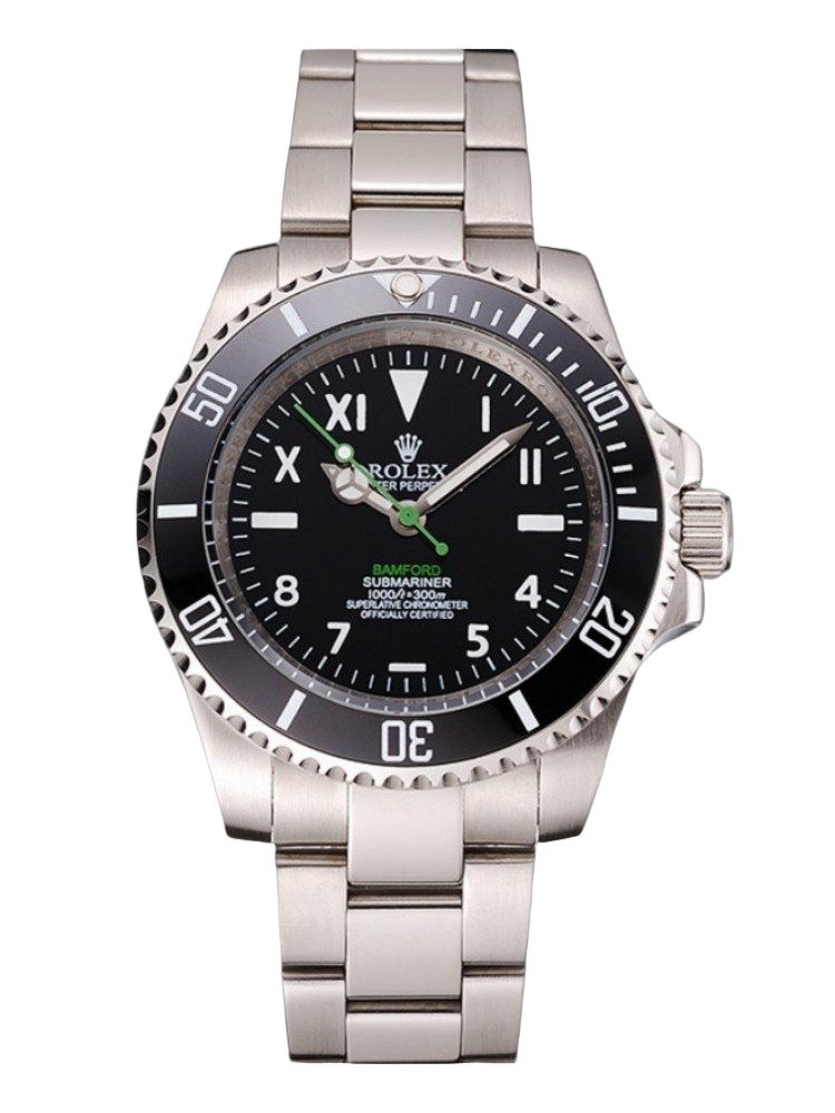 【Super Clone】Rolex Submariner PR16233NBB Black Dial 41mm Mens Replica Watch