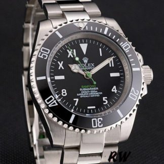 【Super Clone】Rolex Submariner PR16233NBB Black Dial 41mm Mens Replica Watch