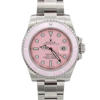 【Super Clone】Rolex Submariner Date 116610LN Stainless Steel Oyster 40MM Pink Dial Mens Replica Watch