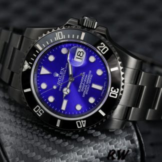 【Super Clone】Rolex Submariner Date 116610LN Blue Dial Black PVD/DLC Stainless Steel 40MM Mens Replica Watch