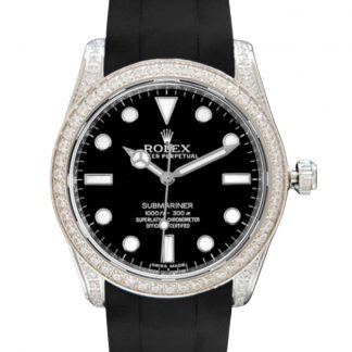 【Super Clone】Rolex Submariner 116610 Black Dial Rubber strap 40mm Mens Replica Watch