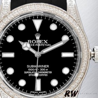 【Super Clone】Rolex Submariner 116610 Black Dial Rubber strap 40mm Mens Replica Watch