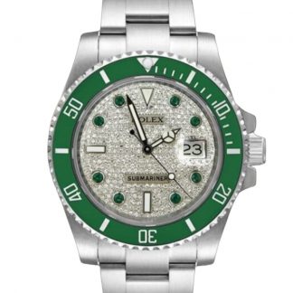 【Super Clone】Rolex Submariner 116610 Diamond Paved Dial Automatic 40mm Mens Replica Watch