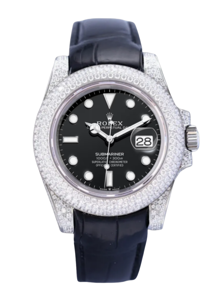 【Super Clone】Rolex Submariner Diamond Case Black Dial 116610 40MM Men's Watch
