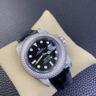 【Super Clone】Rolex Submariner Diamond Case Black Dial 116610 40MM Men's Watch