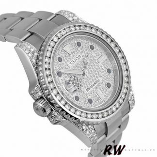 【Super Clone】Rolex Submariner Date 116610LN Custom Diamond 40MM Mens Replica Watch