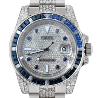 【Super Clone】Rolex Submariner Date 116610LN Stainless Steel Diamond Bezel 40MM Mens Replica Watch