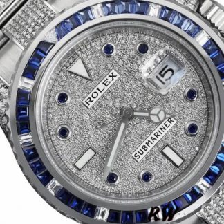 【Super Clone】Rolex Submariner Date 116610LN Stainless Steel Diamond Bezel 40MM Mens Replica Watch