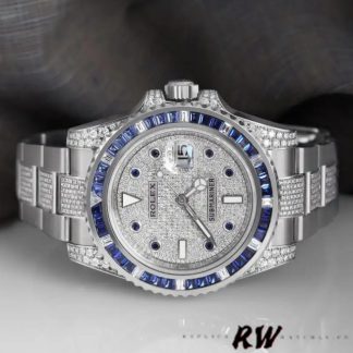 【Super Clone】Rolex Submariner Date 116610LN Stainless Steel Diamond Bezel 40MM Mens Replica Watch