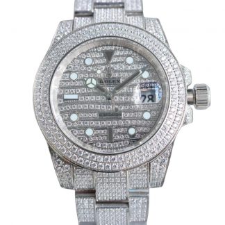 【Super Clone】Rolex Submariner 116610LN Diamond Clad