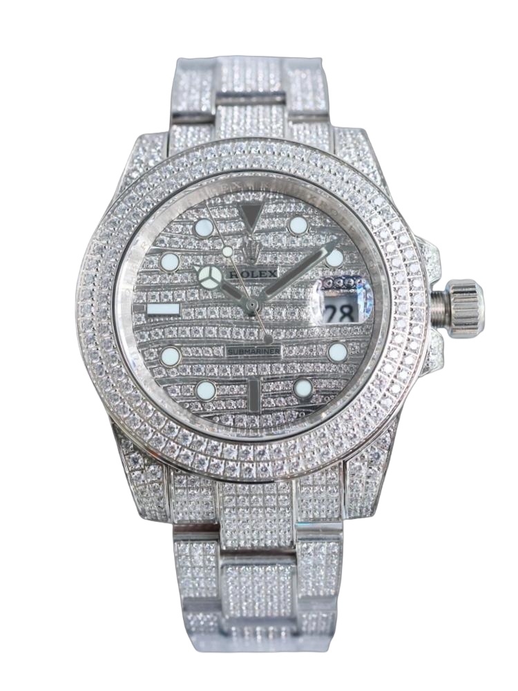 【Super Clone】Rolex Submariner 116610LN Diamond Clad