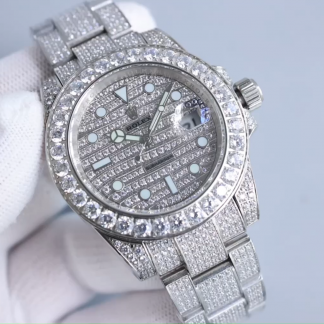 【Super Clone】Rolex Submariner 116610LN Diamond Clad