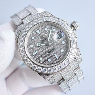 【Super Clone】Rolex Submariner 116610LN Diamond Clad
