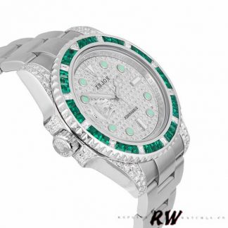 【Super Clone】Rolex Submariner Date 116610LN Custom Diamond Stainless Steel 40MM Mens Replica Watch
