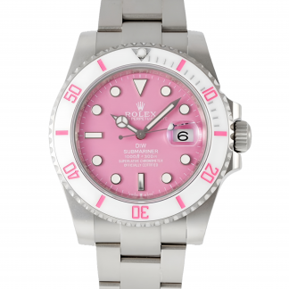 【Super Clone】Rolex DIW Submariner Date 116610 Limited Edition Full 904L Pink Dial 40mm
