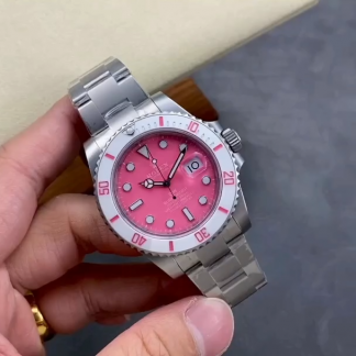 【Super Clone】Rolex DIW Submariner Date 116610 Limited Edition Full 904L Pink Dial 40mm