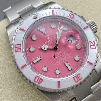 【Super Clone】Rolex DIW Submariner Date 116610 Limited Edition Full 904L Pink Dial 40mm
