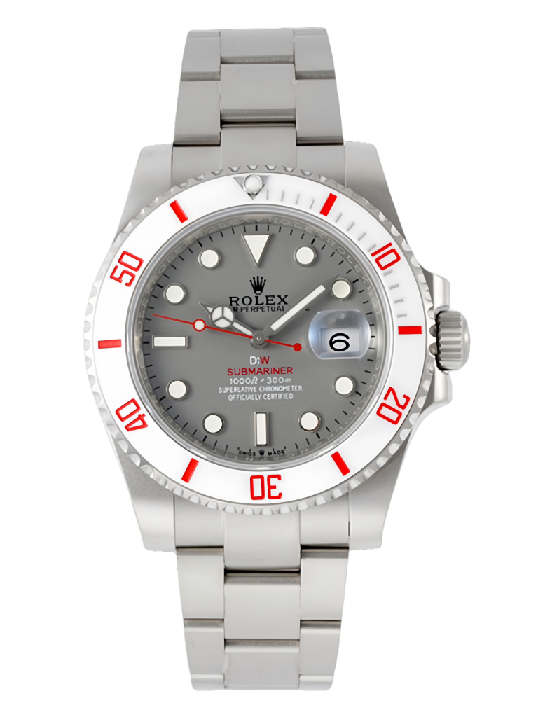 【Super Clone】Rolex DIW Submariner Date Sandblasted  116610 Limited Edition Full 904L Grey Dial 40mm