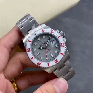 【Super Clone】Rolex DIW Submariner Date Sandblasted  116610 Limited Edition Full 904L Grey Dial 40mm