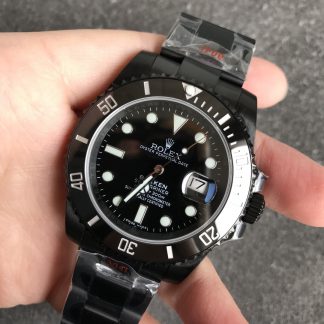 【Super Clone】Rolex Submariner Date Black PVD/DLC Coated Stainless Steel 40mm 116610LN