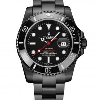 【Super Clone】Rolex Submariner Blaken Black PVD/DLC Coated Stainless Steel 40mm 116610LN