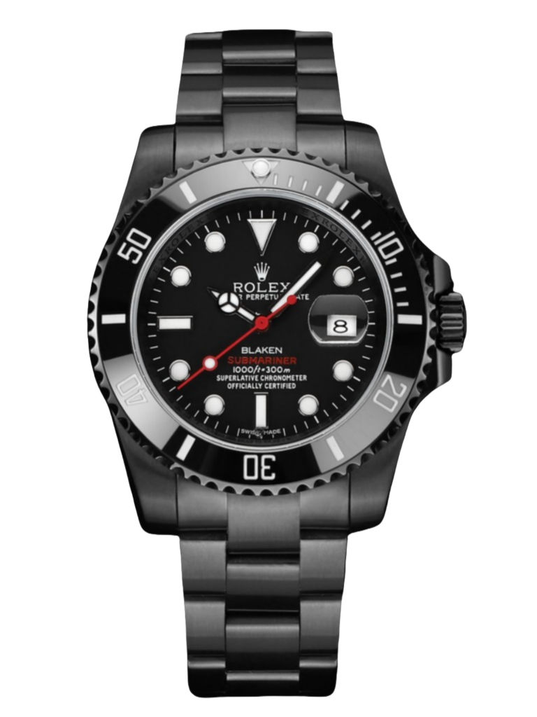 【Super Clone】Rolex Submariner Blaken Black PVD/DLC Coated Stainless Steel 40mm 116610LN